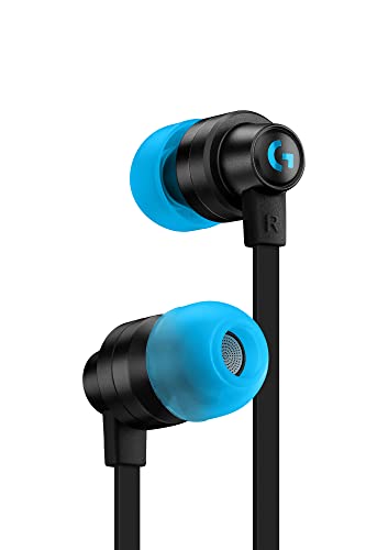 Logicool G ゲーミングイヤホン G333 有線 イヤホン ブラック インライン マイク 3.5mm USB-C ボリュームコントロール PS5 PS4 Switch 2 PC スマホ 対応 G333-BK 国内正規品 2年間メーカー保証の外観・全体像 画像