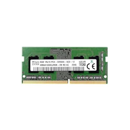 SK Hynix 8GB SODIMM DDR4 3200 PC4 1Rx16 HMAA1GS6CJR6N-XN SO-DIMM ノートパソコン RAMメモリ Dell HP Lenovoおよびその他のシステム用 1