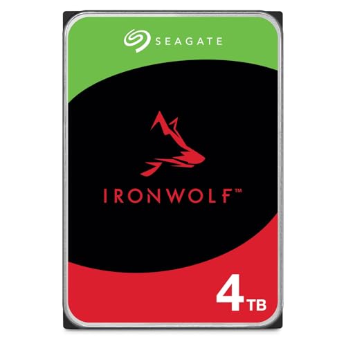 【Amazon.co.jp限定】Seagate 内蔵 HDD ハードディスク 4TB NAS向け 24時間365日 3年保証 データ復旧3年付 CMR Ironwolf 国内正規代理店品 ST4000VN006/ECの外観・全体像 画像