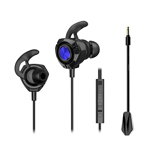 [国内販売限定] ゲーミングイヤホン Erssimo ゲーミングイヤホン マイク付き ゲーミングいやほん イヤホンマイク 有線 マイク付きイヤホン ps4 ps5 switch マイクミュート機能 PC パソコン Wet会議 ゲーム 1