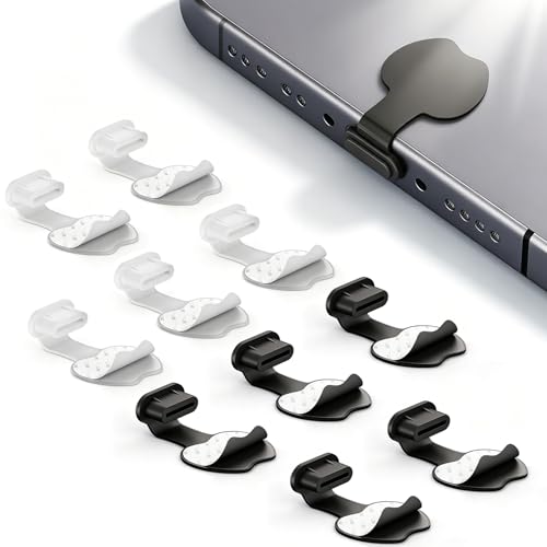Type-C コネクタカバー 【10個セット】Type-C紛失防止一体防塵キャップ USB-Cポート保護カバー iPhone Android Type-C端子全機種対応 収納ケース付き 超耐久性 防塵 保護 防塵カバーの外観・全体像 画像