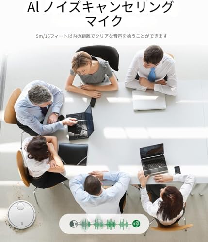 WYRESTORM 4K会議用Webカメラ AIトラッキング オートフレーミング＆プレゼンタートラッキング 120°広角 デュアルノイズキャンセリングマイク プライバシーカバー USBプラグ＆プレイ Zoom認証済み Teams会議室向けの特徴・詳細 画像