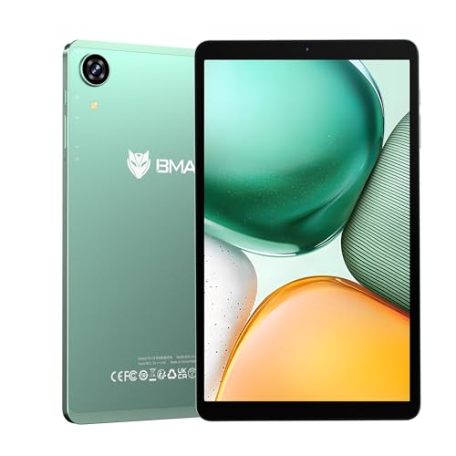 【タブレット 8インチ Wi-Fiモデル】Bmax I8 Plus Android16 タブレット、24GB+128GB+2TB拡張、8コアCPU T7250 、90Hz高刷新率8.7インチ Tablet、6000mAh大容量バッテリー+Type-C充電、WidevineL1対応+無線投影、BT5.2+OTG+GPS搭載、顔認識+画面分割+児童保護+FMラジオ 保護フイルム貼り済みの外観・全体像 画像
