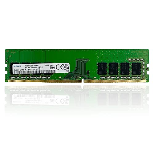 SAMSUNG サムスン 8GB 1Rx8 PC4-2666T-UA2-11 DIMM 288pin デスクトップパソコン用メモリ 型番:M378A1K43CB2-CTD 片面実装 (1Rx8)の外観・全体像 画像