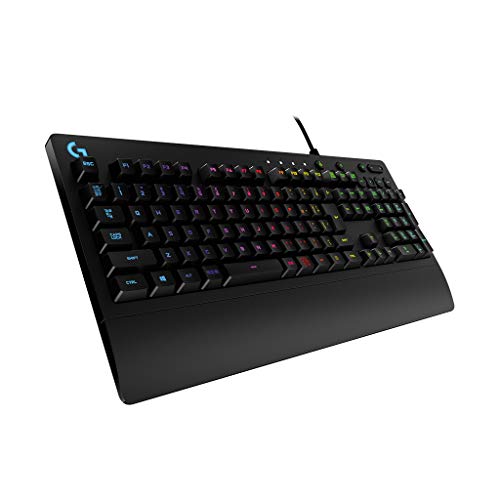 Logicool G ロジクール G ゲーミングキーボード 有線 G213r パームレスト 日本語配列 独自のMech-domeスイッチ キーボード 静音 LIGHTSYNC RGB 国内正規品 【 ファイナルファンタジーXIV 推奨周辺機器 】の外観・全体像 画像