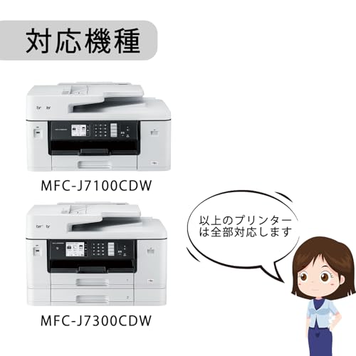 LC412BK 純正品併用 2本 互換インクカートリッジ 大容量 互換品 Brother用LC412 インク 個包装 残量表示 チップ付き MFC-J7300CDW MFC-J7100CDWの詳細・まとめ 画像