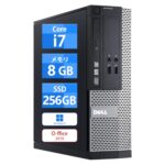 【整備済み品】デル デスクトップ OptiPlex 3020SFFデスクトップパソコン 高性能Corei7/windows11 デスクトップ/Office 2019搭載 初期設定済/WIFI 6/Bluetooth4.2/DP/VGA/USB3.1/4KHD対応/マルチ画面対応/180日保証 (メモリ8GB+SSD256GB) 1