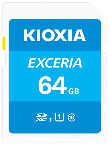 KIOXIA(キオクシア)【日本製】SDカード 64GB SDXC UHS-I Class10 読出速度100MB/s 国内正規品 メーカー保証5年 KLNEA064G 1