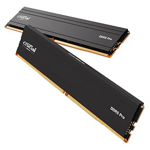 Crucial(クルーシャル) PRO (マイクロン製) デスクトップ用メモリ 16GBX2枚 DDR5-5600制限付無期限保証 CP2K16G56C46U5【国内正規代理店品】の外観・全体像 画像