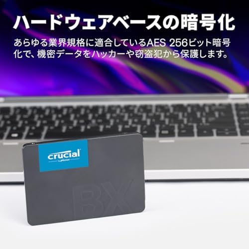 Crucial SSD 内蔵2.5インチ SATA接続 BX500 シリーズ 1TB CT1000BX500SSD1JPの特徴・詳細 画像