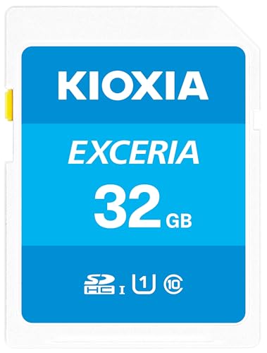 KIOXIA(キオクシア)【日本製】SDカード 32GB SDHC UHS-I Class10 読出速度100MB/s 国内正規品 メーカー保証5年 KLNEA032G 1