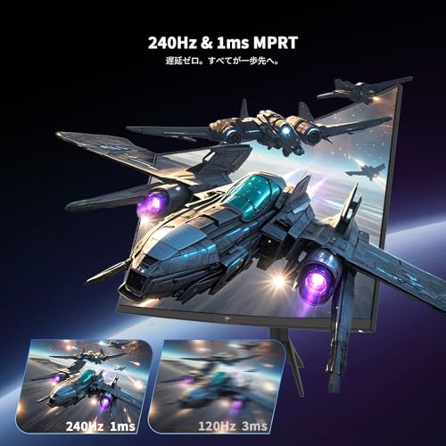 KTC 32インチ 湾曲ゲーミングモニター 240Hz 1ms(MPRT) FHD 1080P 曲面1500Rの湾曲率 VA非光沢 3500:1コントラスト比 sRGB125%色域ボリューム DCI-P3 98% HDR10対応 350cd/m² Adaptive Sync対応 チルト調整可能 HDMI×2.0 DP×1.4 イヤホン端子 スピーカーなし 三 H32S17Fの特徴・詳細 画像