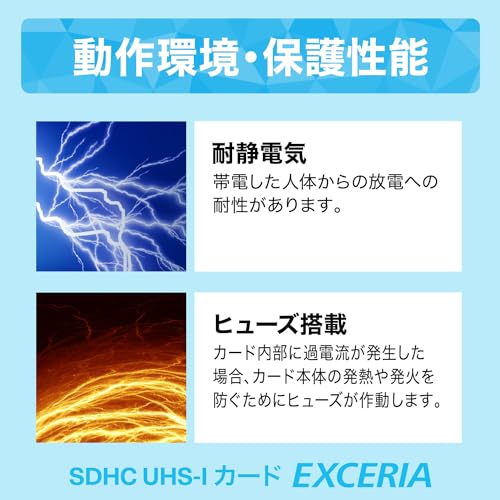 KIOXIA(キオクシア)【日本製】SDカード 32GB SDHC UHS-I Class10 読出速度100MB/s 国内正規品 メーカー保証5年 KLNEA032Gの特徴・詳細 画像