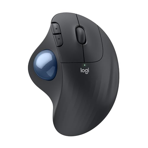 ロジクール 静音 ワイヤレス トラックボール マウス M575SPGR Bluetooth Logibolt 無線 windows mac iPad OS Chrome トラックボールマウス グラファイト M575 M575SP 国内正規品 1