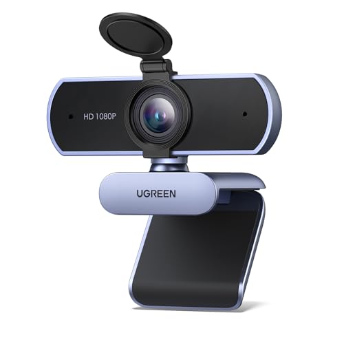 UGREEN Webカメラ FineCam Lite 1080P@30Hz 200万画素 85°超広視野角 スペースグレイの外観・全体像 画像