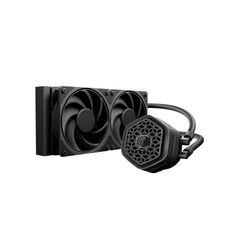 CoolerMaster MasterLiqiud Atmos II Stealth 240 「MasterLiquid Atmos II Stealth」シリーズ 240mm水冷CPUクーラー [MLX-D24M-A24DK-R1]の特徴・詳細 画像