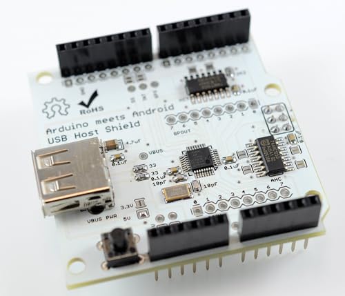 USBホストシールド 2.0 Arduino互換 3.3Vロジック推奨 USB Host Shield SPI通信対応 開発用モジュールの特徴・詳細 画像