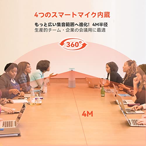 Nuroum C20 会議用 webカメラ マイク スピーカー搭載 110°超広角 小~中規模会議室向けの特徴・詳細 画像