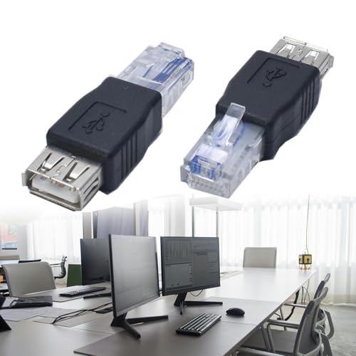 USB - RJ45 アダプター USB a メス - RJ45 オス イーサネット プラグ コンバーターによる効率的な接続速度インターネット アダプターの詳細・まとめ 画像