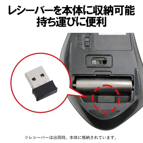 バッファロー マウス 無線 ワイヤレス 静音 5ボタン 【戻る/進むボタン搭載】dpi切替 BlueLED ブラック BSMBW325BKの詳細・まとめ 画像