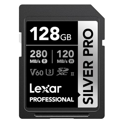 Lexar Professional SDXC 128GB SILVER PRO UHS-II V60 最大読取280MB/s 最大書込120MB/s 国内正規品 国内サポート可 1