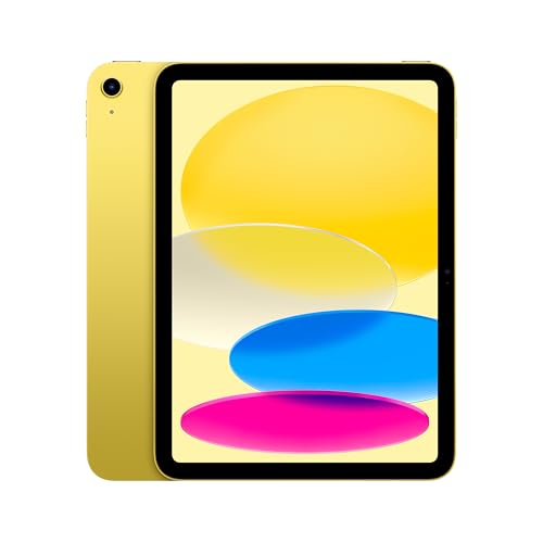 Apple 11 インチ iPad (A16): 11 インチモデル、Liquid Retina ディスプレイ、128GB、Wi-Fi 6、12MP フロント/12MP バックカメラ、Touch ID、一日中使えるバ ッテリー - イエローの外観・全体像 画像