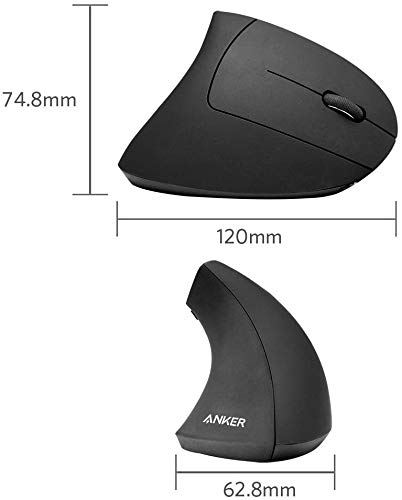 Anker 2.4G ワイヤレスマウス (縦型 無線マウス)の特徴・詳細 画像