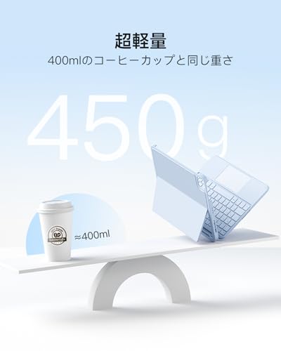 Inateck iPad A16 第11世代/第10世代用 JIS日本語配列 キーボードケース 超軽量450gの特徴・詳細 画像