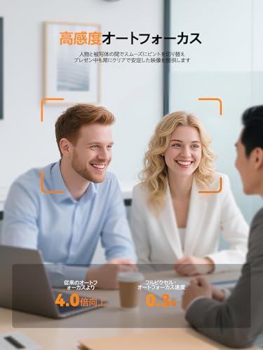 Spedal 931 4K Webカメラ UHD 800万画素 120°広角 会議用カメラ Sony 1/2.8インチセンサーの特徴・詳細 画像