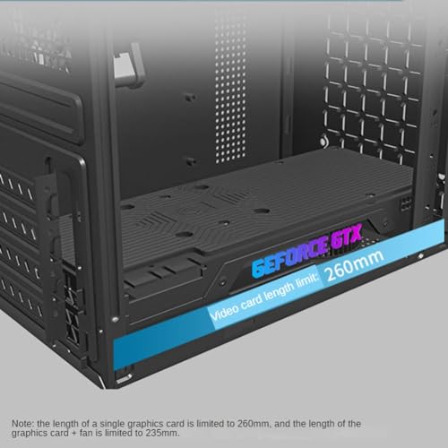 Klaxib MINI コンピュータケース M-ATX/ITX コンピュータ PC USB2.0 シャーシ サポート SSD 3.5 インチ HDD ミニ PSU ケース スペアパーツ アクセサリの特徴・詳細 画像