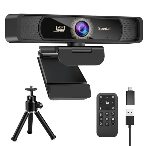 Spedal 931 4K Webカメラ UHD 800万画素 120°広角 会議用カメラ Sony 1/2.8インチセンサーの外観・全体像 画像