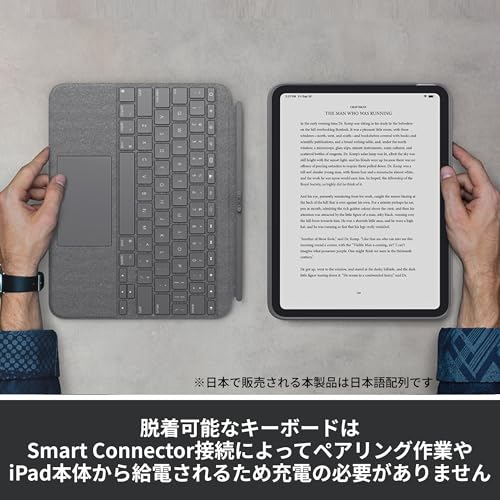 ロジクール iPad 11 インチ A16 & 10.9 インチ 第10世代 対応 トラックパッド付き キーボード付き ケース Combo Touch iK1059GRA 日本語キーボード スマートコネクタ バックライト 国内正規品 2年間メーカー保証 オックスフォードグレーの特徴・詳細 画像