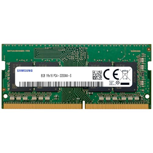 サムスン 8GB DDR4 3200MHz PC4-25600 (PC4-3200AA) CL22 SO-DIMM 1Rx16 シングルランク 1.2V 260ピン ノートパソコン、ノートブック用RAMメモリの外観・全体像 画像