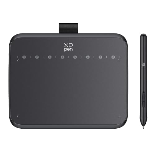 XPPen ペンタブ 6インチ ペンタブレット 8個ショートカットキー 60°傾き検知機能搭載 充電不要ペン Deco 640の外観・全体像 画像