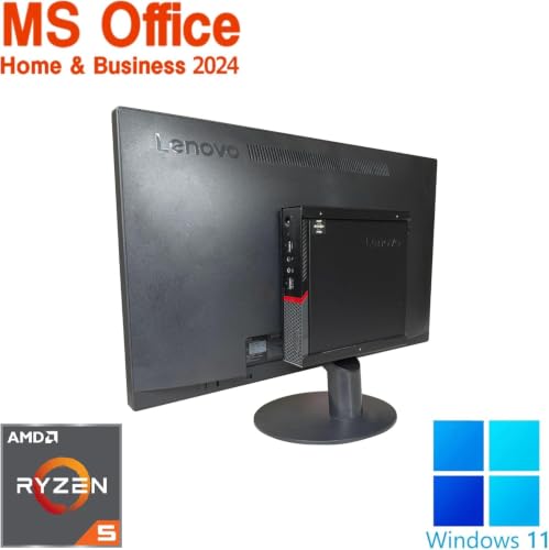 【整備済み品】Lenovo 一体型PC m715q 22型 Ryzen 5 PRO 2400GE office 2024 8GB 256GB SSDの特徴・詳細 画像
