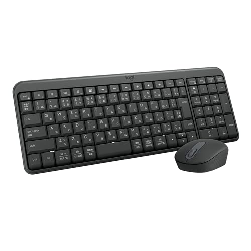 【Amazon.co.jp限定】 ロジクール Bluetooth ワイヤレスマウス キーボード セット MK250GRd 日本語配列 国内正規品の外観・全体像 画像