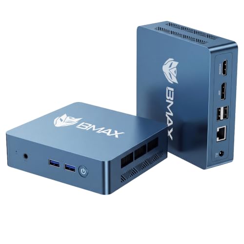 ミニpc Intel 5205U【2026超高コスパ·12GB+256GB（8TB拡張可能）】 Bmax mini pc Windows11 Pro 動作より安定 4K 高速熱放散 静音 小型超軽量ミニパソコン SATA/NVMe対応 デュアルSSDスロット 2.4G/5GWi-Fi5 BT5.0 省電力 小型パソコン 学習/オフィス向け 企業用/業務用 1