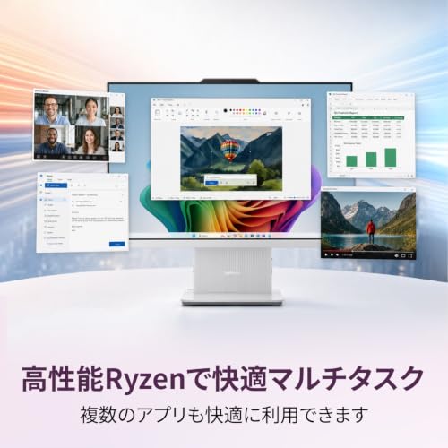 【Amazon.co.jp限定】Lenovo IdeaCentre AIO F0HR00DBJP デスクトップpc 23.8インチの特徴・詳細 画像